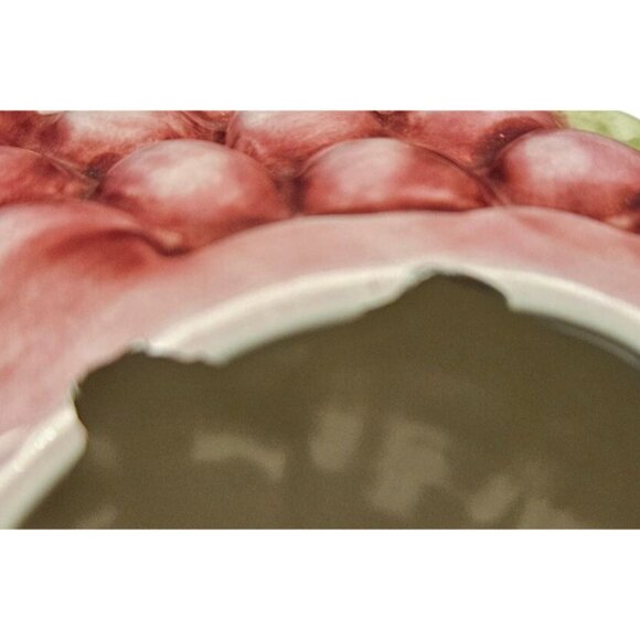 Tea Pot Kitchen Creations Ceramic Grapes Basket & Green Teapot Candle Holder - Picture 3 of 16